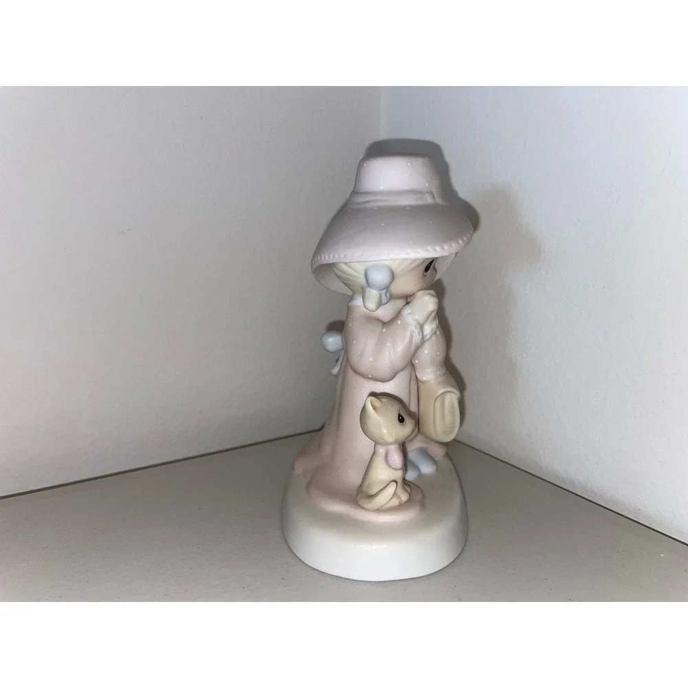 Precious Moments To A Very Special Mom Figurine E2824 Girl with Kitten 1984 Box - Picture 9 of 11